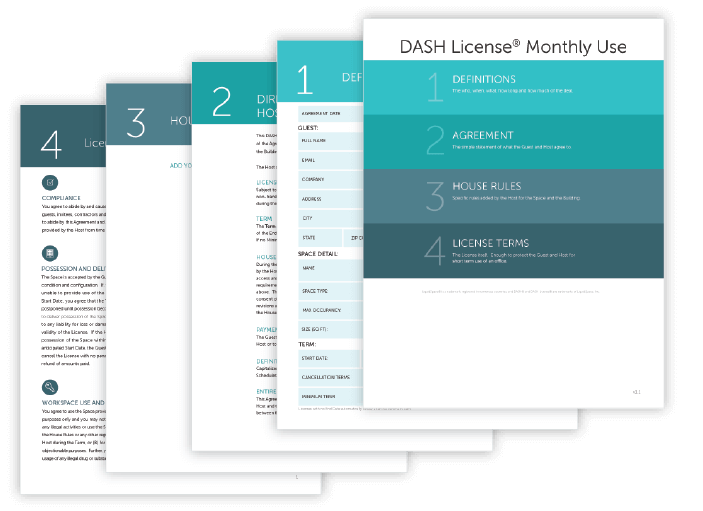 LiquidSpace’s DASH License®