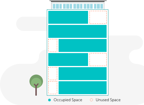 Building with Unused Space